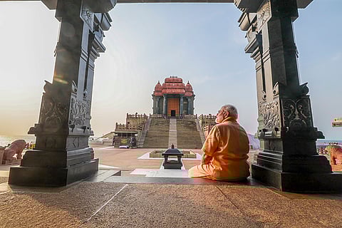 PM at Vivekananda Rock Memorial